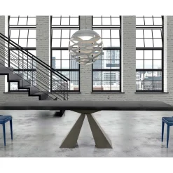 Viadurini Living Ausziehbare Esstische-Moderner Holztisch, ausziehbar bis 300 cm, hergestellt in Italien – Dalmatiner