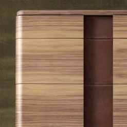 Grilli Kommoden-Moderner kleiner Schrank aus Massivholz York in Italien hergestellt