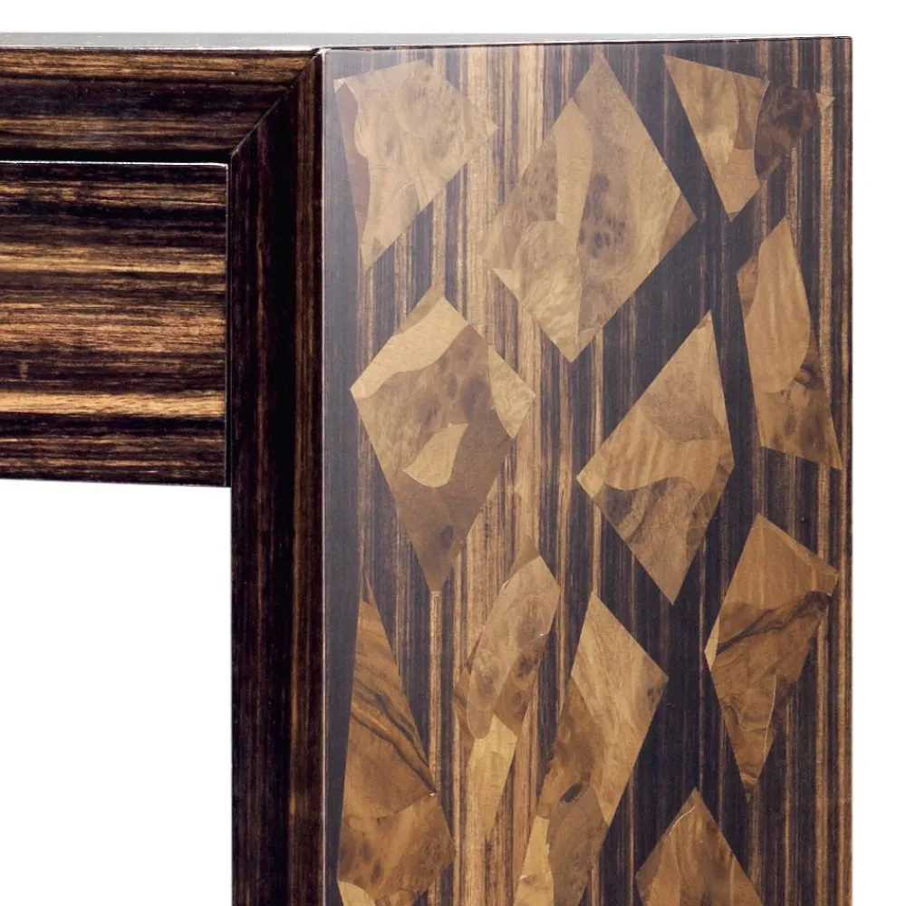 Grilli Konsolentisch Flur-Moderner Konsolentisch aus Ebenholz Zarafa made in Italy