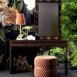 Grilli Konsolentisch Flur-Moderner Konsolentisch aus Ebenholz Zarafa made in Italy