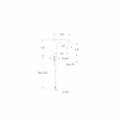 Viadurini Taps Waschbeckenarmaturen-Moderner Messing-Waschtischmischer Made in Italy - Bonina