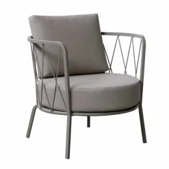 Viadurini in the Garden Metallsessel-Moderner Outdoor-Sessel aus lackiertem Metall und Stoff Made in Italy - Olma