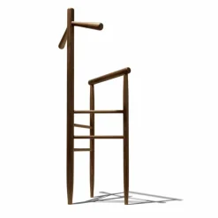Viadurini Living Garderobenständer-Moderner Parkservice aus massivem Walnussholz oder massiver Esche Made in Italy - Kora