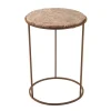Viadurini Living Moderne Couchtische-Moderner runder Couchtisch aus Metall und hochwertigem Marmor - Raphael