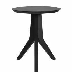 Viadurini Living Moderne Couchtische-Moderner runder Entwurf schwarz lackierter Couchtisch aus Holz - Sperone