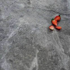 Viadurini Living Runde Tische|Esstische-Moderner runder Esstisch aus Keramik Marmor-Effekt und Metall - Jarvis