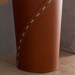 Limac Design Regenschirmständer Design-Moderner Schirmständer aus regeneriertem Katrina-Leder, hergestellt in Italien