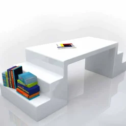 Viadurini Design Design Schreibtische-Moderner Schreibtisch Abbott weiß, grün oder moka