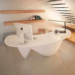 Viadurini Design Design Schreibtische-Moderner Schreibtisch handmade aus Italien Sinuous