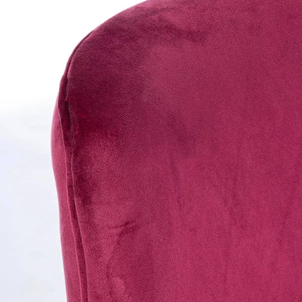 Viadurini Living Moderne Sessel-Moderner Sessel aus Stahl und Samteffekt Sitz 3 Ausführungen - Matty