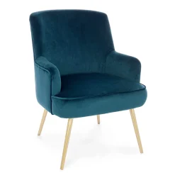 Viadurini Living Moderne Sessel-Moderner Sessel aus Stahl und Samteffekt Sitz 3 Ausführungen - Matty