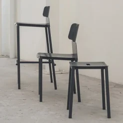 Viadurini in the Garden Outdoor Hocker-Moderner stapelbarer Outdoor-Hocker aus Aluminium Made in Italy - Dobla