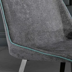 Viadurini Living Moderne Stühle-Moderner Stuhl aus Stoff und dreieckigen Beinen, hergestellt in Italien, Oriella