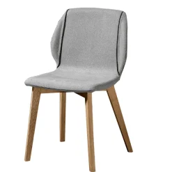 Viadurini Living Moderne Stühle-Moderner Stuhl mit elegantem Design aus Stoff mit Rand und Holz – Scarat