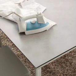 Viadurini Living Ausziehbare Esstische-Moderner Tisch ausziehbar mit Tischplatte aus Glaskeramik Filadelfia