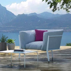 Viadurini in the Garden Metallsessel-Moderner und in Italien hergestellter Design-Sessel für den Außen- oder Innenbereich - Carminio1