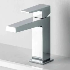 Viadurini Taps Waschbeckenarmaturen-Moderner Waschbeckenmischer ohne Abfluss Made in Italy - Galla