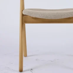 Viadurini Living Moderne Stühle-Moderner Wohnzimmerstuhl in verschiedenen Stoffen mit Holzschale - Wolter