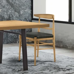 Viadurini Living Moderne Stühle-Moderner Wohnzimmerstuhl aus Stoff und Massivholz, hergestellt in Italien – Wilma