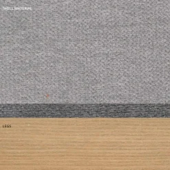 Viadurini Living Moderne Stühle-Moderner Wohnzimmerstuhl aus Stoff und Holz, hergestellt in Italien, Oriella