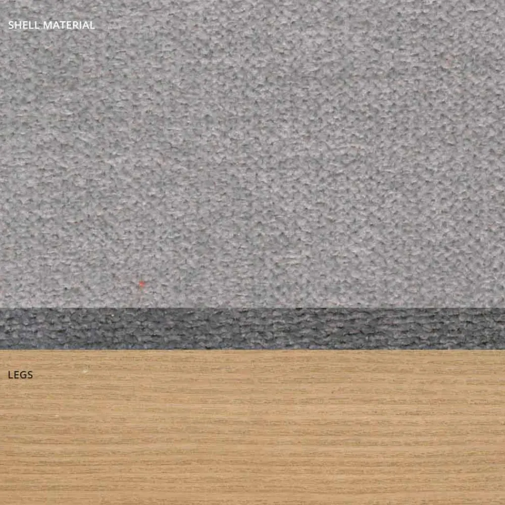 Viadurini Living Moderne Stühle-Moderner Wohnzimmerstuhl aus Stoff und Holz, hergestellt in Italien, Oriella