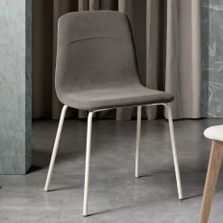 Viadurini Living Moderne Stühle-Moderner Wohnzimmerstuhl aus Stoff und Metall, hergestellt in Italien, Ägypten