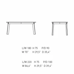 Viadurini Living Esstische-Moderner Wohnzimmertisch aus Stahl mit Designer-Marmorplatte – Aronte