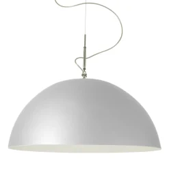 In-es.artdesign Moderne Pendelleuchten-Moderner zweifarbiger Kronleuchter Mezza Luna in Nebulite