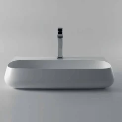 Viadurini Bathroom Keramikwaschbecken-Modernes Aufsatzwaschbecken aus Keramik L 75 cm, Made in Italy, Gais