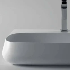 Viadurini Bathroom Keramikwaschbecken-Modernes Aufsatzwaschbecken aus Keramik L 75 cm, Made in Italy, Gais