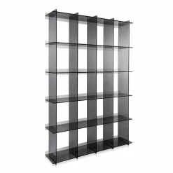 Viadurini Living Moderne Design Bücherregale-Modernes Bücherregal aus verzinktem Plexiglas Sfera4