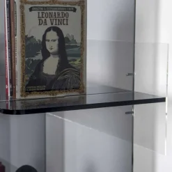 Viadurini Living Moderne Design Bücherregale-Modernes Bücherregal aus verzinktem Plexiglas Sfera4