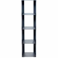 Viadurini Fire Design Moderne Design Bücherregale-Modernes Boden Bücherregal in Schwarz, Rot, Weiß, Grau Eisen Made in Italy - Cauro