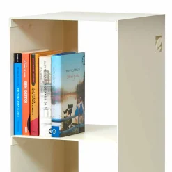 Viadurini Fire Design Moderne Design Bücherregale-Modernes Boden Bücherregal in Schwarz, Rot, Weiß, Grau Eisen Made in Italy - Cauro