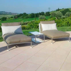 Viadurini in the Garden Sonnenliegen-Modernes Design Chaiselongue Sessel für Garten Made in Italy - Ontario1