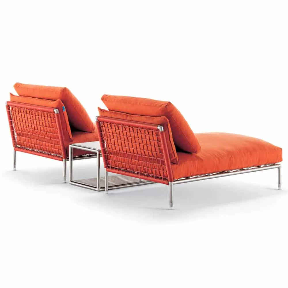 Viadurini in the Garden Sonnenliegen-Modernes Design Chaiselongue Sessel für Garten Made in Italy - Ontario1