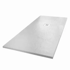 Viadurini Bathroom Rechteckige Duschwannen-Modernes Design Duschwanne 160x80 in Resin Slate Effect Finish - Sommo