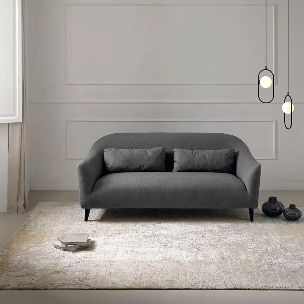 Viadurini Carpets Teppiche-Modernes Design Eleganter Teppich für Wohnzimmer in Bambusseide und Wolle - Pascha