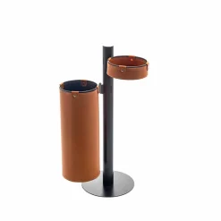 Limac Design Garderobenständer-Modernes Design Leder Kleiderbügel Made in Italy - Adelfo