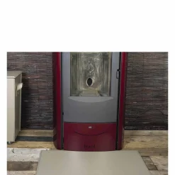 Viadurini Leather Kaminbesteck-Modernes Design Ledermatte für Kamin / Herd Cleo Made in Italy