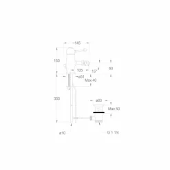 Viadurini Taps Bidetarmaturen-Modernes Design Messing Bidet Mixer Made in Italy - Binsu