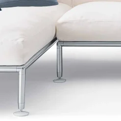 Viadurini in the Garden Gartensofas-Modernes Design Outdoor-Ecksofa in Taubengrau oder Weiß - Ontario3