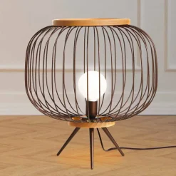 Viadurini Lighting Designer Stehlampen-Modernes Design Stehlampe aus Stahl 48xH 52 cm Leira