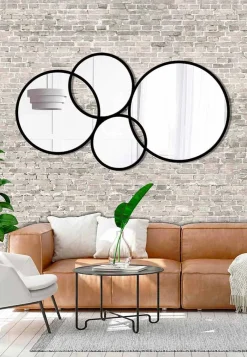 Viadurini Living Wandspiegel-Modernes Design Wandspiegel geformte farbige Rahmen - Synthese