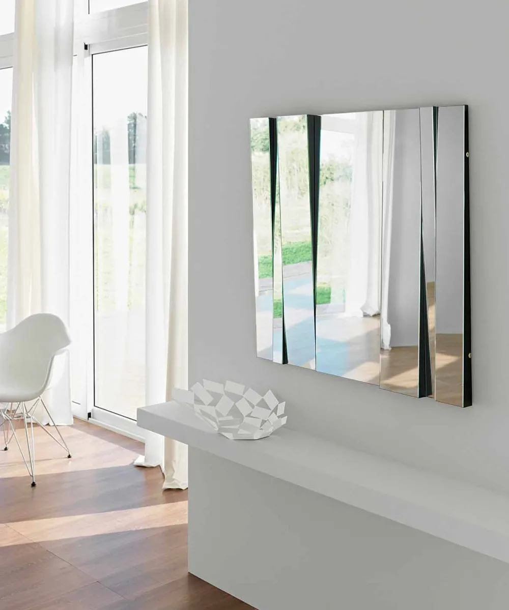 Viadurini Living Wandspiegel-Modernes Design Wandspiegel aus Glas und Metall Made in Italy - Pallino