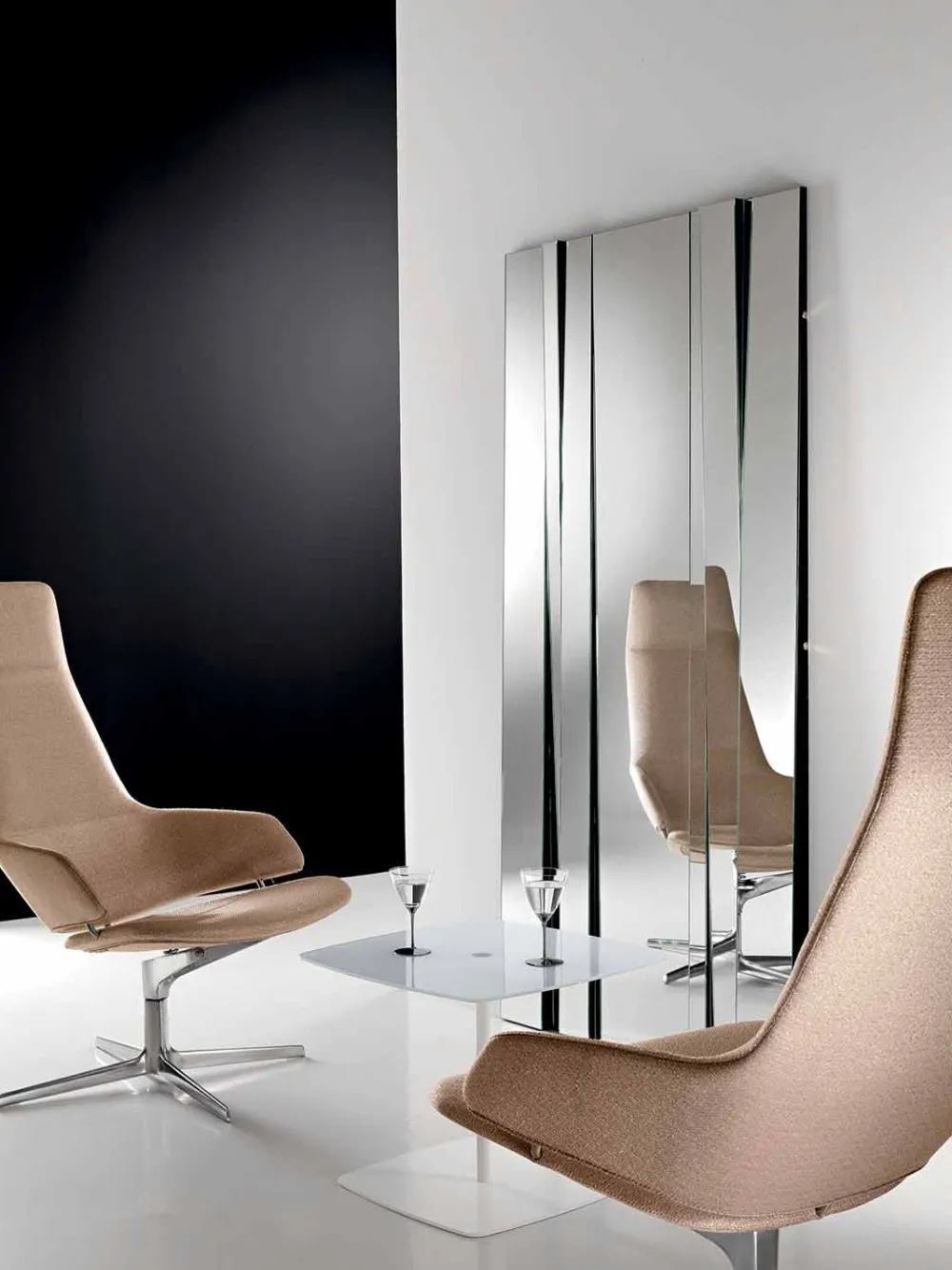 Viadurini Living Wandspiegel-Modernes Design Wandspiegel aus Glas und Metall Made in Italy - Pallino