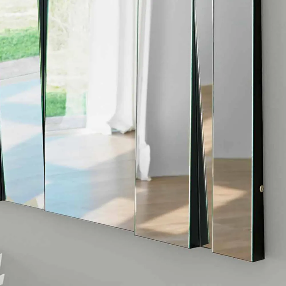 Viadurini Living Wandspiegel-Modernes Design Wandspiegel aus Glas und Metall Made in Italy - Pallino