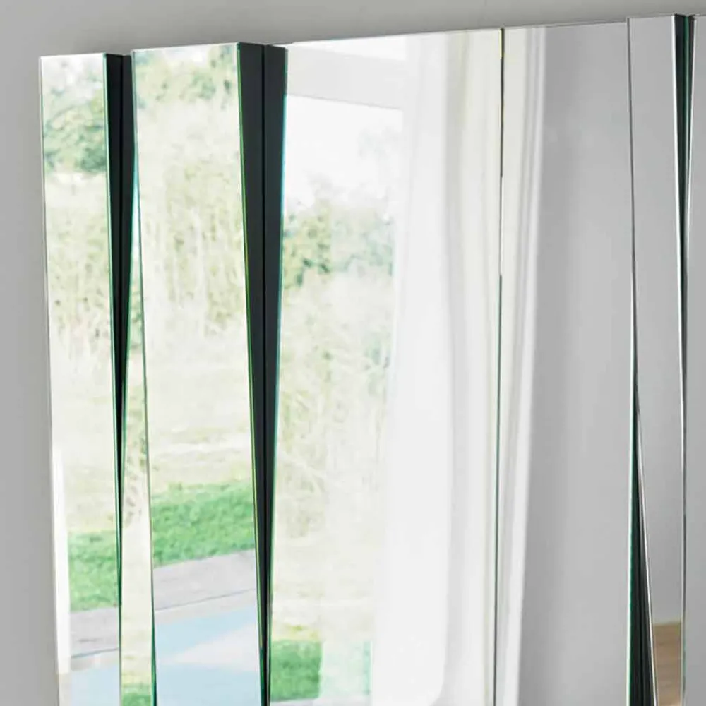 Viadurini Living Wandspiegel-Modernes Design Wandspiegel aus Glas und Metall Made in Italy - Pallino