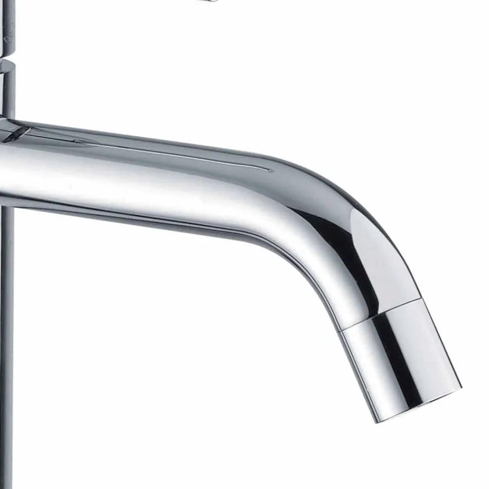 Viadurini Taps Waschbeckenarmaturen-Modernes Design Waschbeckenmischer aus verchromtem Messing Made in Itlay - Liro