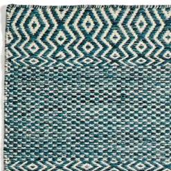 Viadurini Carpets Teppiche-Modernes Design Wohnzimmer Teppich aus handgefertigter Wolle und Baumwolle - Minera